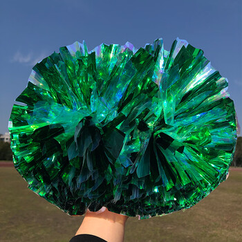 飞主流比赛炫彩镭射啦啦操拉拉队舞蹈花球运动会表演道具广场舞手拿花