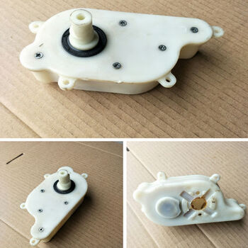 晗畅农用电动施肥器12v总成鱼虾塘撒肥机配件铜芯投料机配件 变速箱