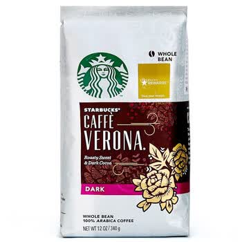 美国原装进口星巴克starbucks咖啡星巴克佛罗娜咖啡豆340g深度烘焙
