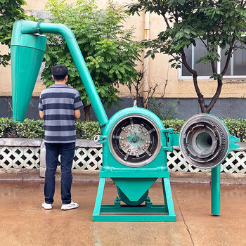 新款大型粉碎机玉米饲料化工业齿爪式自吸式磨粉机打粉机商用 ffc-600