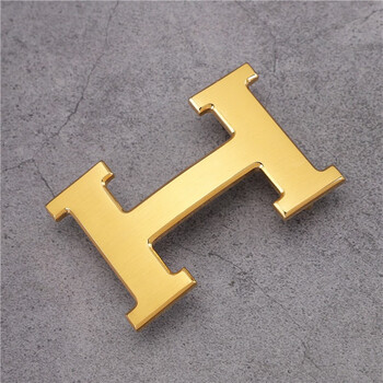 爱玛·仕h扣适合皮带扣头高档单卖零件纯铜不锈钢腰带卡子h工字3.8lv8