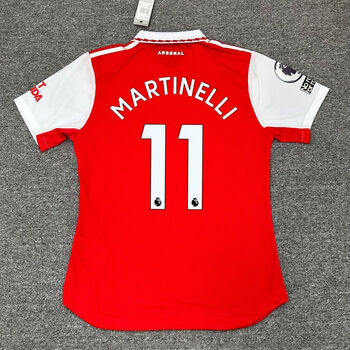 球衣球员版7号萨卡8号厄德高主客场短袖定制足球服男球员版主场11号