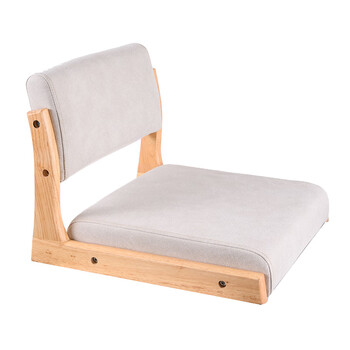 确不凡床上椅子榻榻米座椅日式靠背凳子实木飘窗床用和室椅无脚无腿