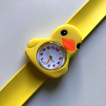 绿水龟儿童表鲨鱼海星乌龟卡通拍拍表男女孩电子表啪啪圈手表小黄鸭