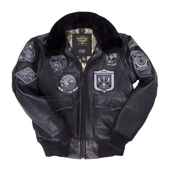 aircockpitg1皮衣壮志凌云2同款飞行皮衣牛皮a2阿汤哥可拆毛领皮衣