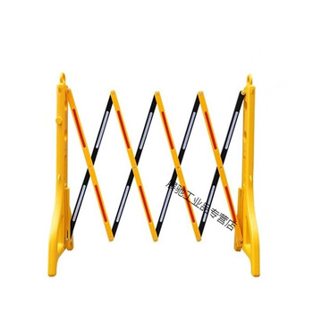 定制可移动拉伸塑料围栏施工临时隔离栏安全围栏 隔离带 塑料伸缩护栏