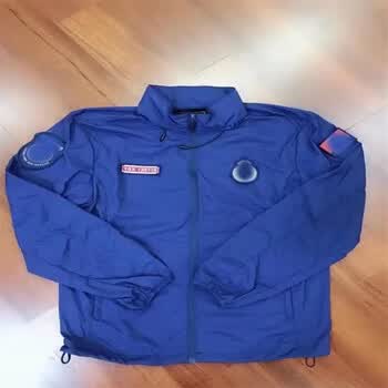 索絮冬季加绒防寒防水防风蓝色救援外套专职作训服备勤 火焰蓝防晒衣