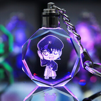 挂件怪盗基德灰原哀名侦探工藤新一安室透发光水晶 柯南14江户川柯南