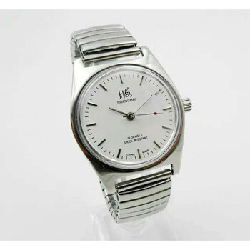 小米星 光洁-国产老上海手表 7120库存全钢怀旧复古手动上发条机械表