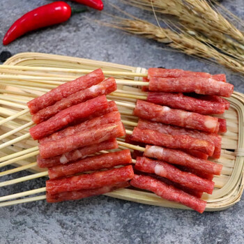 广式腊肠小串一口肠手把小串小香肠火锅串食材烧烤肉串热狗食材