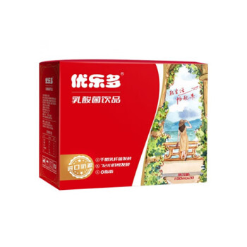 优乐多乳酸菌饮品早餐原味酸奶饮料益生菌牛奶整箱100ml20日期新鲜