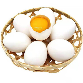 破损包赔鹅蛋新鲜批发双黄蛋农家散养斓维品12枚装双黄鹅蛋100120克
