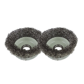 梵选 304不锈钢丝轮角磨机用钢丝轮钢丝刷抛光打磨轮一包 100个(304)