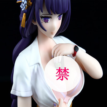 宅神原神手办周边可爱美少女公仔国产模型桌面摆件礼物 雷电将军【22