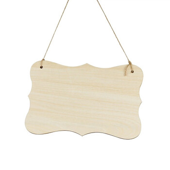 dzq尚莱明空白木质挂牌幼儿园植物园diy提示牌双面创意标识牌雕刻木牌