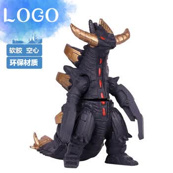 特贡儿童软胶怪兽套装act人偶模型手办格尔吉欧王 银色 古兰特王61