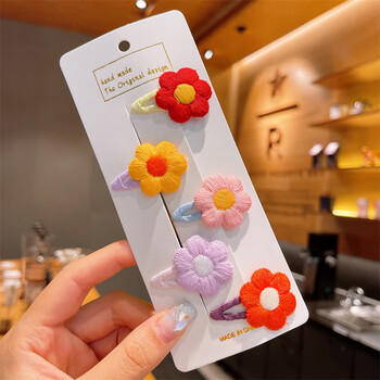 儿童发夹夏季小女孩发卡可爱女童碎发夹头饰网红发饰 03#泫雅小花套装