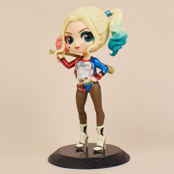 迪士尼q posket小丑男小丑女哈莉奎茵摆件x特遣队小队人偶 小丑女浅色