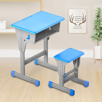 初中生书桌椅子套装加厚家用学习桌套装中小学生课桌椅学校书桌辅导班