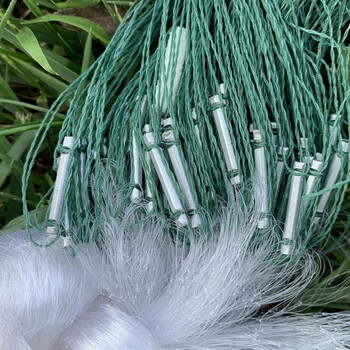 鲫鱼丝网浮网三层单层渔网沉网渔具白丝水库 浮网单层0.