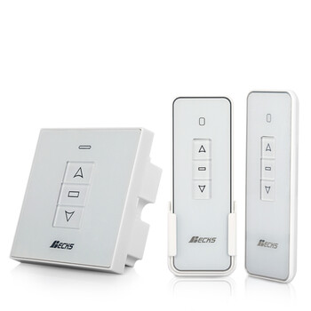 电动开窗器升降86型面板开关遥控器24v直流电机控制器  24v一控一面板