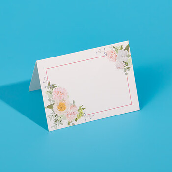 温妤鲜花贺卡定制花束小卡片花店花艺留言卡情人节生日礼物蛋糕祝福卡