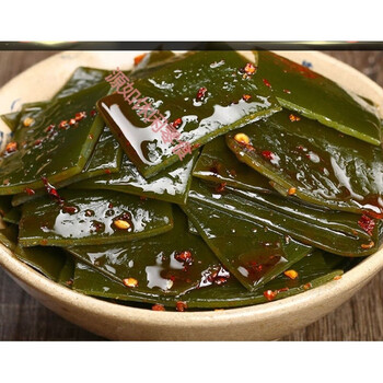 麻辣即食海带片香辣海带丝网红休闲零食海带块风味小吃下饭菜麻辣味30
