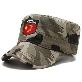 迷彩帽子男新款潮流平顶帽户外休闲时尚百搭鸭舌帽晒遮阳帽 款迷彩色
