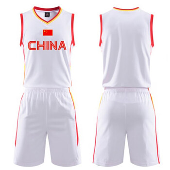 越岳中国国家队篮球服套装男夏季男篮易建联姚明运动球衣周琦郭艾伦训