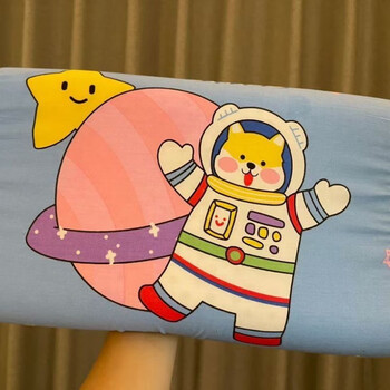 弋琳强烈儿童乳胶枕泰国天然乳胶枕头送纯棉枕套幼儿园午睡枕太空熊单