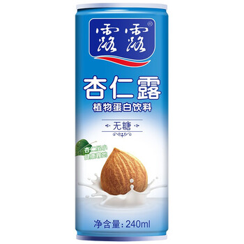 露露杏仁露无糖/有糖经典款植物蛋白饮料240ml整箱家用 杏仁露(无糖)