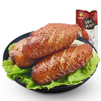 q烤翅中250g休闲零食烧烤味鸡翅中肉制品鸡肉小包散装bbq烤翅中250g 图片价格品牌报价 京东