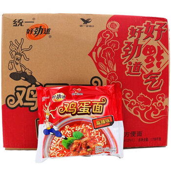 好劲道方便面老款统壹好劲道方便面整箱袋装儿时怀旧老款80后干吃