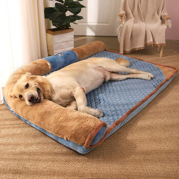 狗窝四季通用小型犬冬天保暖可拆洗狗垫子狗狗睡垫冬季泰迪宠物床 汪