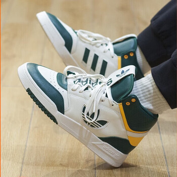 阿迪达斯（adidas）三叶草女鞋2023春季新款高帮休闲鞋经典板鞋小白鞋运动男鞋IF2564 FZ5712 40.5