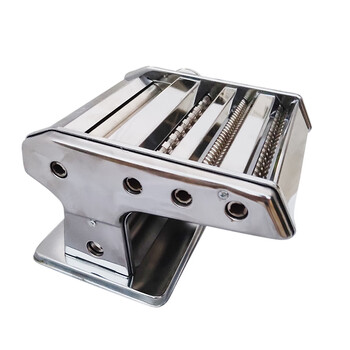 山东龙口复兴牌手动家用面条机压面机家用小型手摇不锈钢带托板新 mt