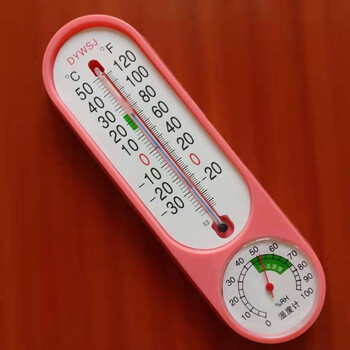 家用温湿度计多用途药店办公室内温湿表壁挂式大棚温度湿度计805西瓜