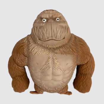 绿野客网红王总猩猩发泄大猩猩沙子玩具抖音款 棕色