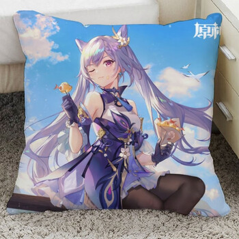 2022新款原神甘雷电八重神子周边抱枕集体图枫原万叶八重神子可莉雷电