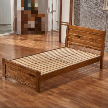 盎梓 实木床香樟木1.
