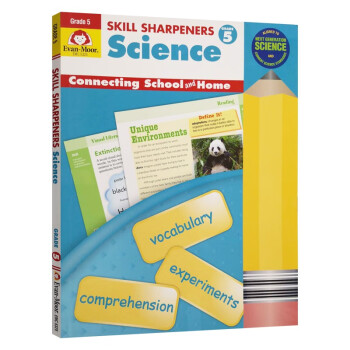Evan-Moor Skill Sharpeners 技能铅笔刀 Science Grade 5 五年级科学 美国加州教辅