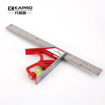 开普路（KAPRO）不锈钢角尺多功能活动角尺磁性锁定组合木工尺可移动角尺测量工具12英寸30厘米325 企业定制