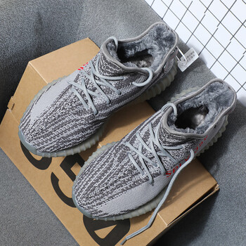 renshao椰子鞋男冬季棉鞋加绒鞋跑步鞋软底潮鞋加厚运动鞋休闲女加绒