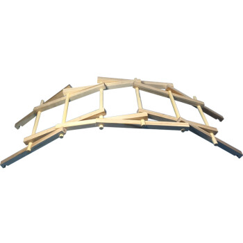 自制倍力拱桥diy手工制作模型材料木条桥梁拼装科技小制作儿童科学