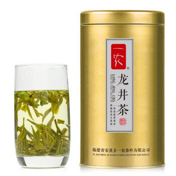一农茶叶雨前一级浙江龙井茶嫩芽200g/罐绿茶春茶茶叶 一级龙井金罐 200g