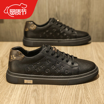 酷奇库奇g家鞋子男2022夏季新款透气小白鞋男士休闲板鞋软面真实皮男