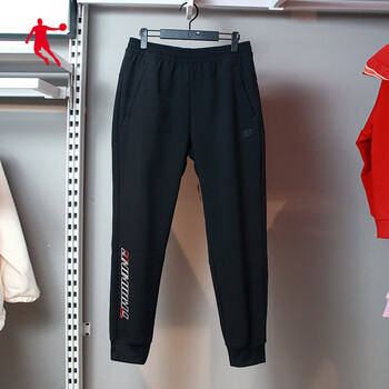商场同款乔丹运动裤男2022春季新款梭织跑步透气吸汗速干休闲长裤eyk