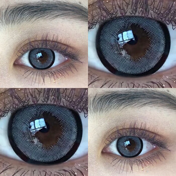 卡乐芙美瞳隐形眼镜可爱学生混血网红同款自然年抛大小直径jl 岚灰