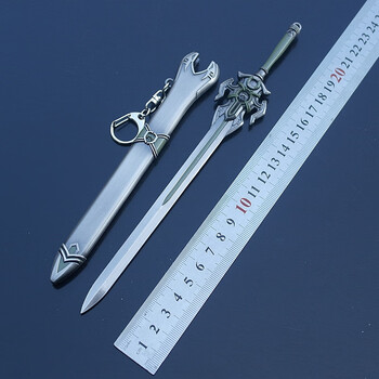 魔剑轩辕剑莫德雷德剑避尘剑如意剑阐释者模型钥匙扣 玫红色 晗光剑