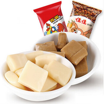 wowo喔喔奶糖正宗喔喔奶糖佳佳喜糖糖果80童年零食250g500g小时候味道